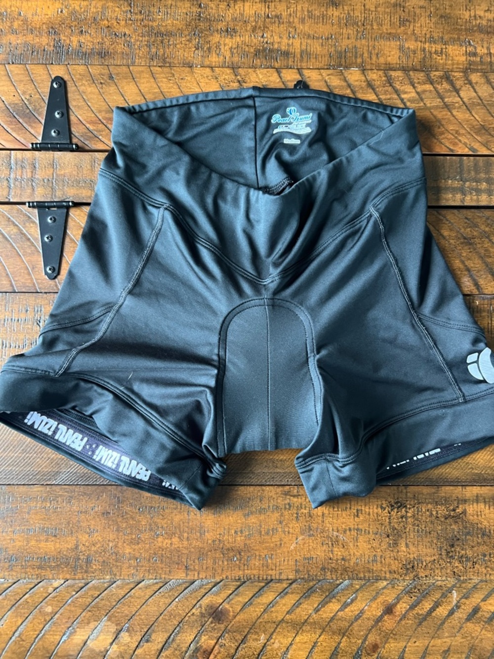 Pearl Izumi Blue Short Sleeve Jersey with Black Padded Cycling Shorts - Picture 2 of 8